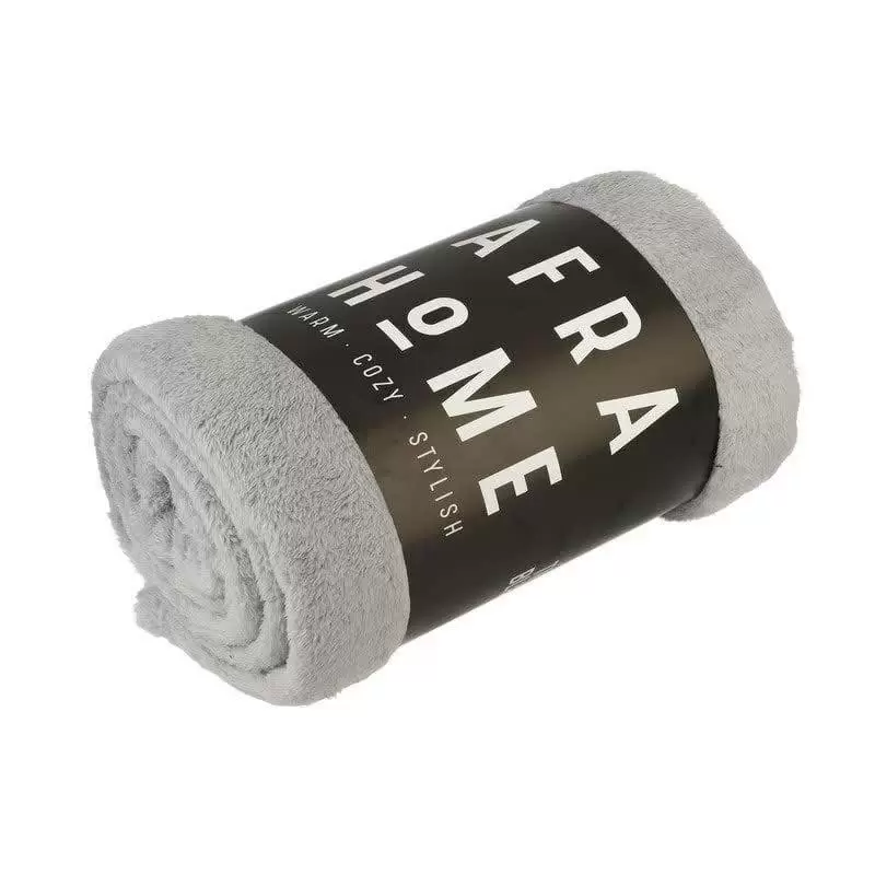 پتو بهاره لاواترا 220*170 طوسی روشن 1292 با باندرول افرا